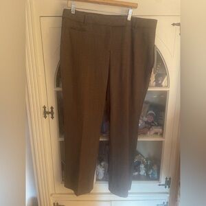 ElegantJM Collection Brown Tummy Control Women's Pants NWT 14 WP